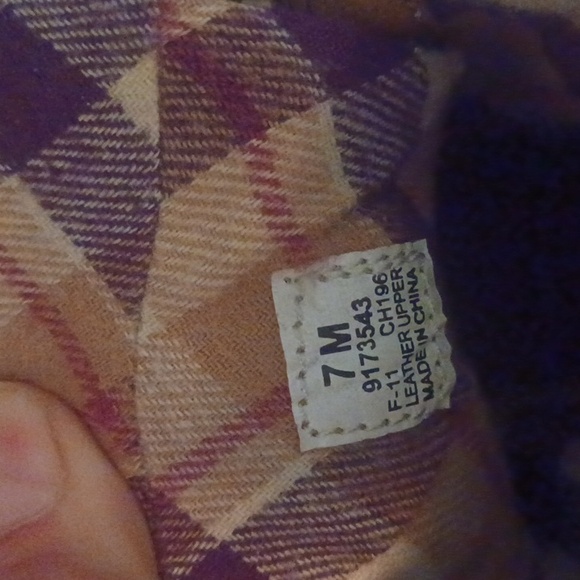 NEW Sperry top sider Ladyfish fold down women's boot size 7 plaid interior - Picture 7 of 8